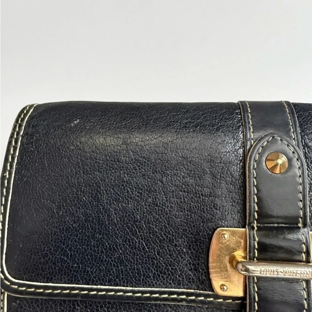 Louis Vuitton Favoli Suhari Leather Black Wallet